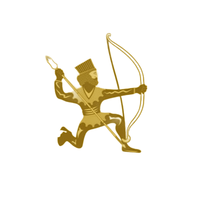 Kitten with colorful hat illustration